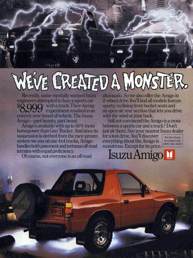 Illustration for article titled Where have you gone, Joe Isuzu? Our nation turns its lonely eyes to you.